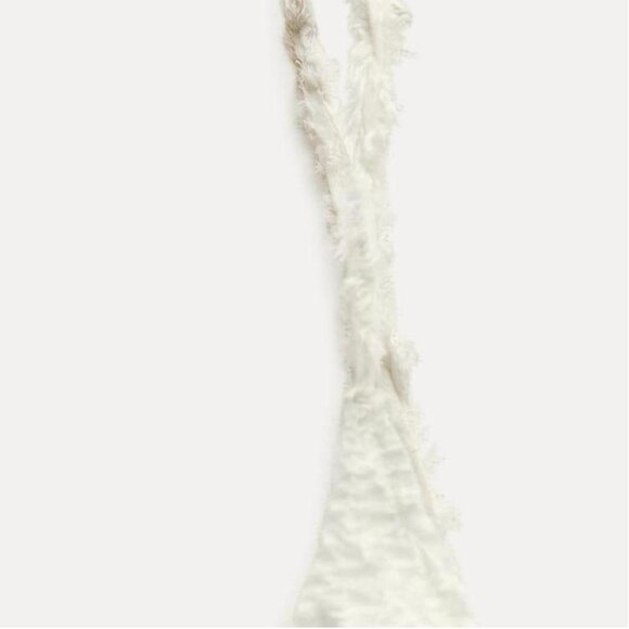 ZARA ZW COLLECTION FRAYED JACQUARD Dress Size S NEW WITH TAG! - Picture 9 of 11